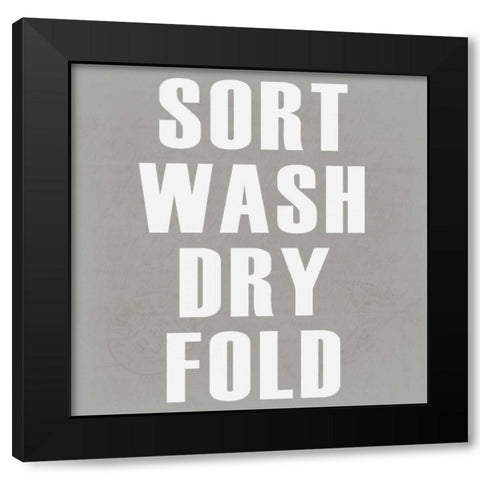 Sort 2 Black Modern Wood Framed Art Print by Allen, Kimberly