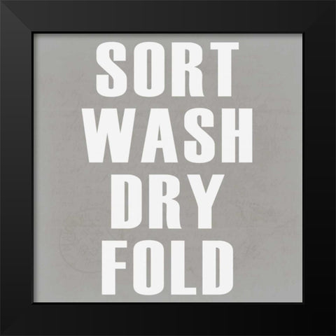 Sort 2 Black Modern Wood Framed Art Print by Allen, Kimberly