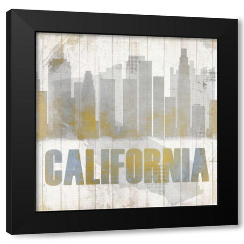 California Black Modern Wood Framed Art Print by Allen, Kimberly
