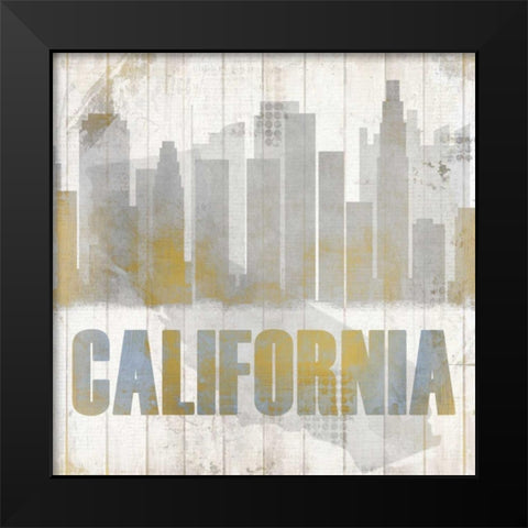 California Black Modern Wood Framed Art Print by Allen, Kimberly