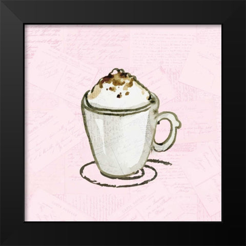 Coffee Time 2 Black Modern Wood Framed Art Print by Allen, Kimberly
