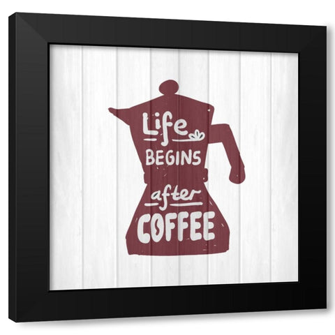 Kitchen Life 1 Black Modern Wood Framed Art Print by Allen, Kimberly