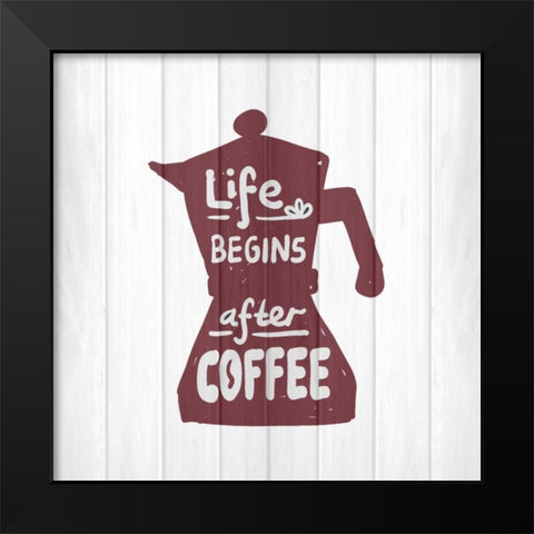 Kitchen Life 1 Black Modern Wood Framed Art Print by Allen, Kimberly