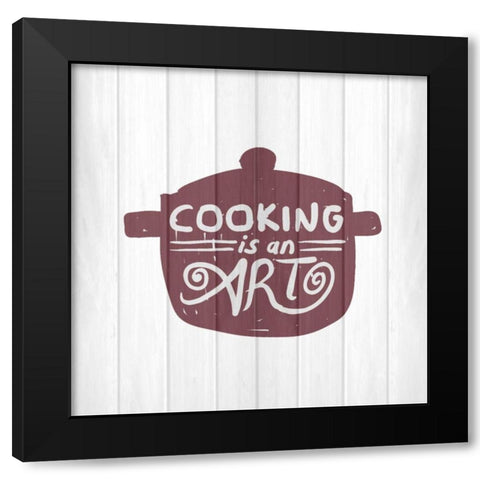 Kitchen Life 3 Black Modern Wood Framed Art Print by Allen, Kimberly
