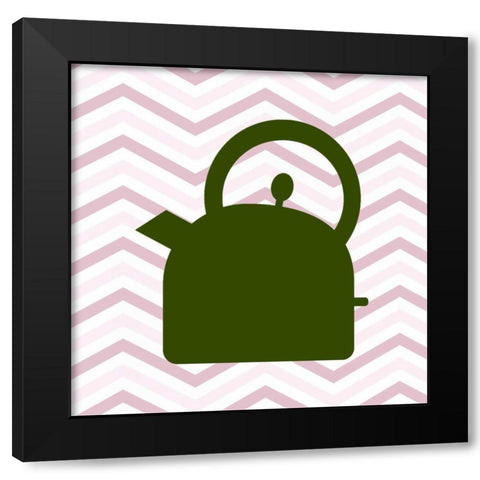 Kitchen Time 2 Black Modern Wood Framed Art Print with Double Matting by Allen, Kimberly