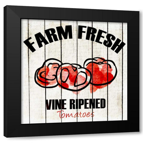 Farm Fresh 3 Black Modern Wood Framed Art Print with Double Matting by Allen, Kimberly
