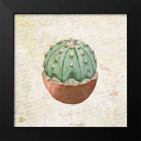 Desert Life 1 Black Modern Wood Framed Art Print by Allen, Kimberly