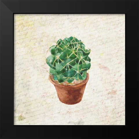 Desert Life 2 Black Modern Wood Framed Art Print by Allen, Kimberly