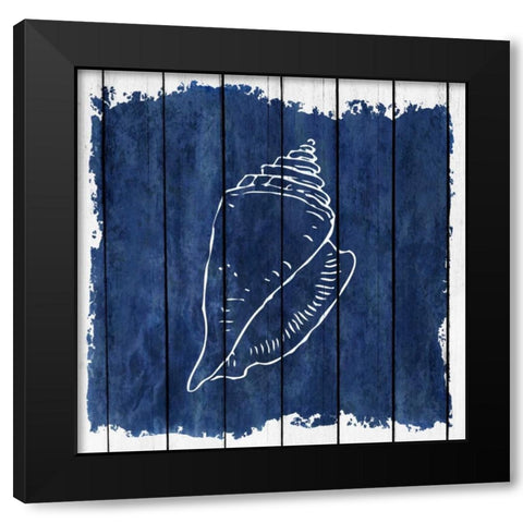 Coastal 1 Black Modern Wood Framed Art Print with Double Matting by Allen, Kimberly