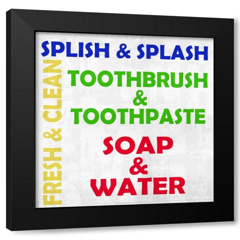 Fresh 1 Black Modern Wood Framed Art Print with Double Matting by Allen, Kimberly