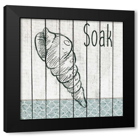 Soak 2 Black Modern Wood Framed Art Print by Allen, Kimberly