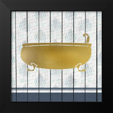 Bath Time 2 Black Modern Wood Framed Art Print by Allen, Kimberly