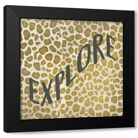 On Safari 1 Black Modern Wood Framed Art Print by Allen, Kimberly