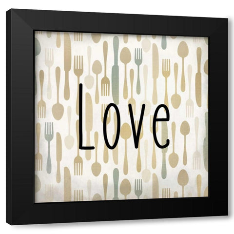Eat Pray Love 3 Black Modern Wood Framed Art Print with Double Matting by Allen, Kimberly