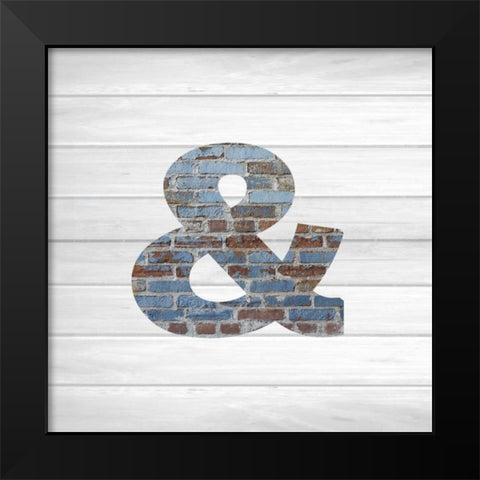 Eat Drink B Black Modern Wood Framed Art Print by Allen, Kimberly