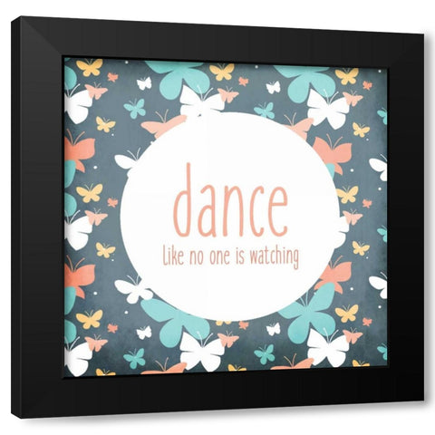 Be You 1 Black Modern Wood Framed Art Print with Double Matting by Allen, Kimberly