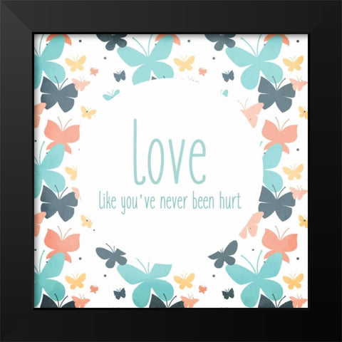 Be You 3 Black Modern Wood Framed Art Print by Allen, Kimberly