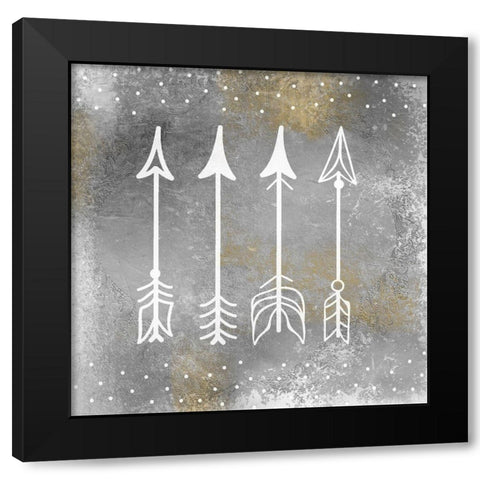 Explorer 1 Black Modern Wood Framed Art Print by Kimberly, Allen
