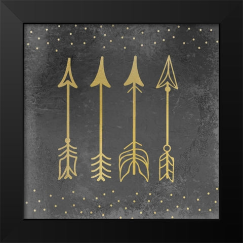 Adventure Awaits 4 Black Modern Wood Framed Art Print by Allen, Kimberly
