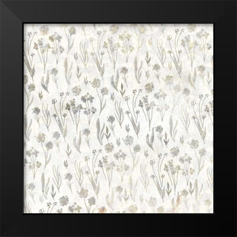Neutral Floral Black Modern Wood Framed Art Print by Allen, Kimberly
