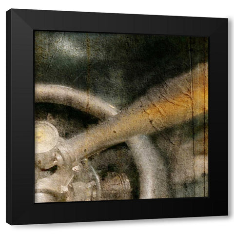 Propeller B - top right Black Modern Wood Framed Art Print by Allen, Kimberly
