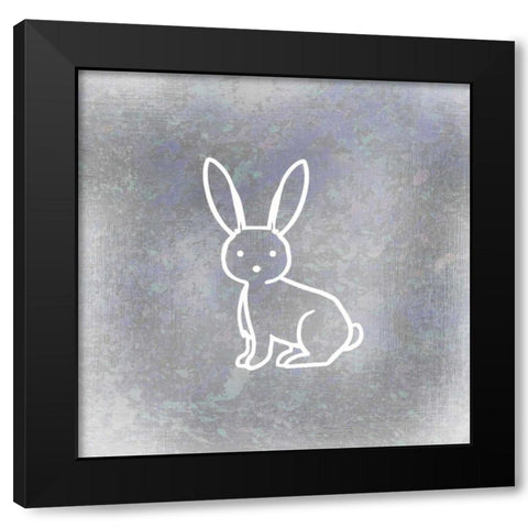 Silver Forest 1 Black Modern Wood Framed Art Print by Allen, Kimberly