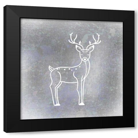 Silver Forest 3 Black Modern Wood Framed Art Print by Allen, Kimberly