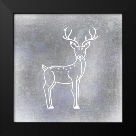 Silver Forest 3 Black Modern Wood Framed Art Print by Allen, Kimberly