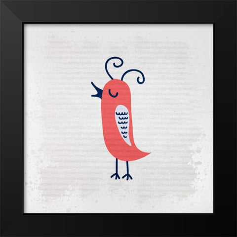 Song Bird 2 Black Modern Wood Framed Art Print by Allen, Kimberly