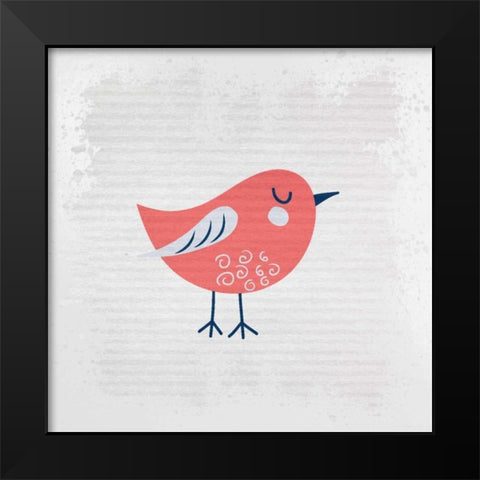 Song Bird 3 Black Modern Wood Framed Art Print by Allen, Kimberly