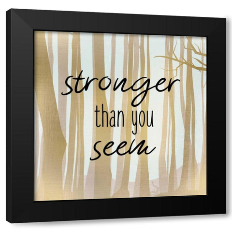 Brave 2 Black Modern Wood Framed Art Print by Allen, Kimberly