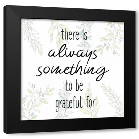 There is Always Black Modern Wood Framed Art Print with Double Matting by Allen, Kimberly