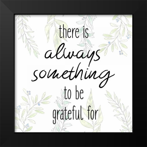 There is Always Black Modern Wood Framed Art Print by Allen, Kimberly