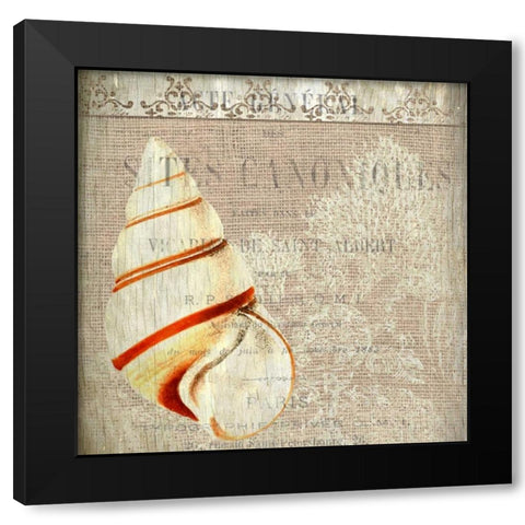 Coastal Dreams 1 Black Modern Wood Framed Art Print with Double Matting by Allen, Kimberly