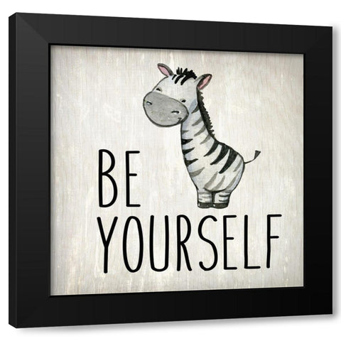 Dream Big C Black Modern Wood Framed Art Print by Kimberly, Allen