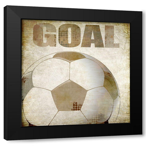 Goal Black Modern Wood Framed Art Print with Double Matting by Kimberly, Allen