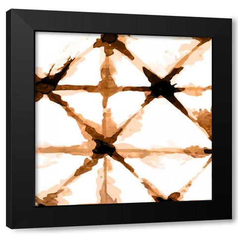Copper Whites 1 Black Modern Wood Framed Art Print by Allen, Kimberly