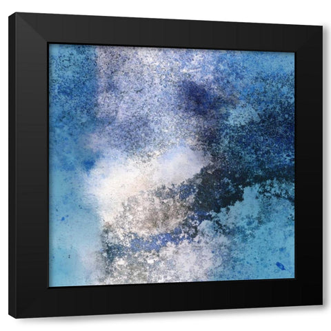 Cosmic Burst Black Modern Wood Framed Art Print by Allen, Kimberly