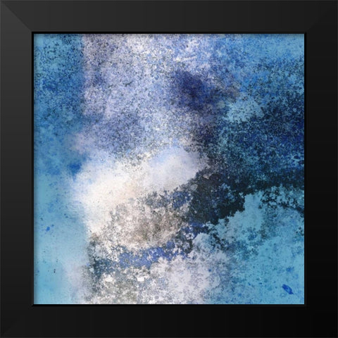 Cosmic Burst Black Modern Wood Framed Art Print by Allen, Kimberly