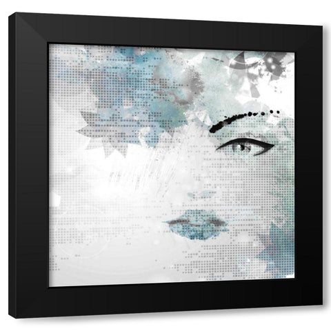 My Love Black Modern Wood Framed Art Print by Allen, Kimberly