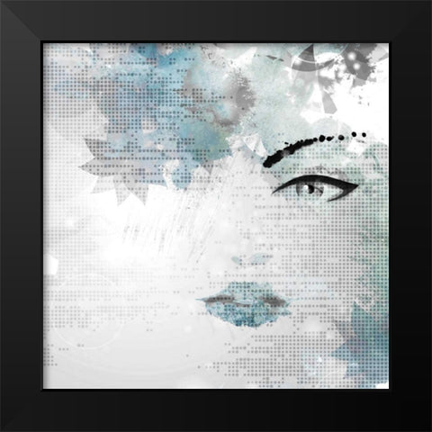 My Love Black Modern Wood Framed Art Print by Allen, Kimberly