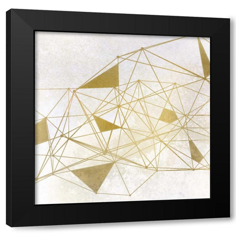 Shaping 1 Black Modern Wood Framed Art Print with Double Matting by Allen, Kimberly