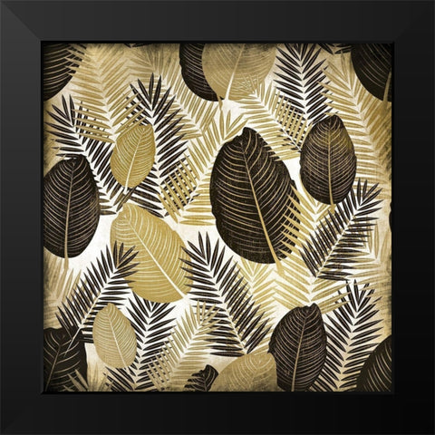 Tropics 1 Black Modern Wood Framed Art Print by Kimberly, Allen