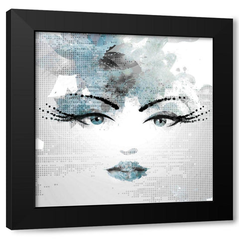 My Love 2 Black Modern Wood Framed Art Print by Kimberly, Allen