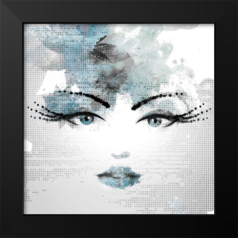 My Love 2 Black Modern Wood Framed Art Print by Kimberly, Allen