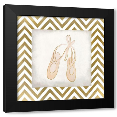 Little Dancer 1 Black Modern Wood Framed Art Print with Double Matting by Kimberly, Allen