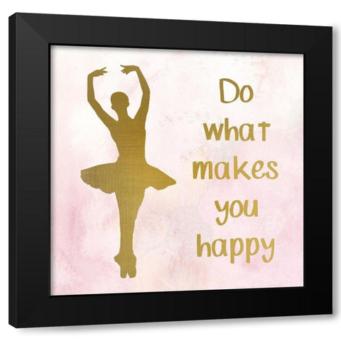 Be You 1 Black Modern Wood Framed Art Print by Kimberly, Allen