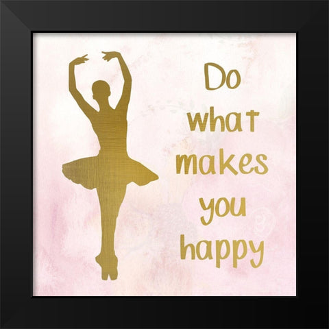 Be You 1 Black Modern Wood Framed Art Print by Kimberly, Allen