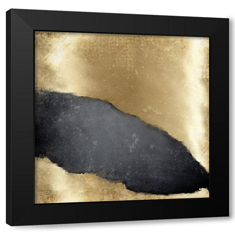 Golden Light of Day Black Modern Wood Framed Art Print with Double Matting by Kimberly, Allen