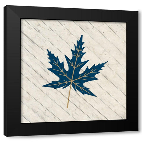 Autumn Falls 3 Black Modern Wood Framed Art Print by Kimberly, Allen